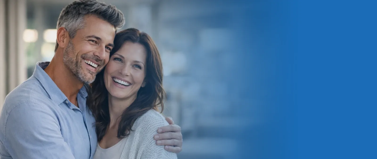 Man and woman feeling healthy and confident